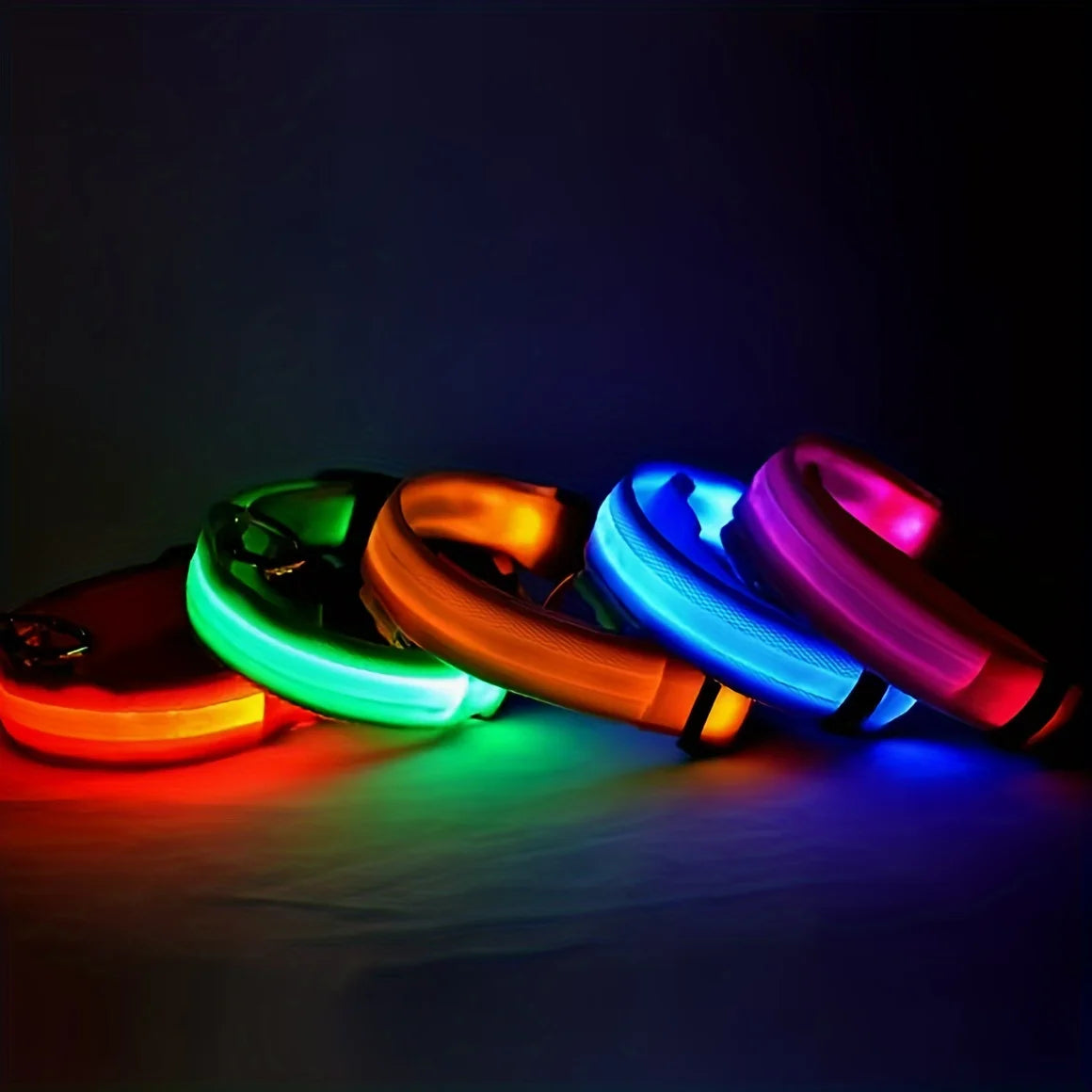 LED Reflective Dog Collar